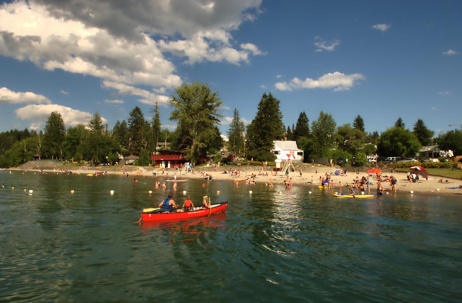 Whitefish Lake, Montana Photograph by Michael Disney - Pixels