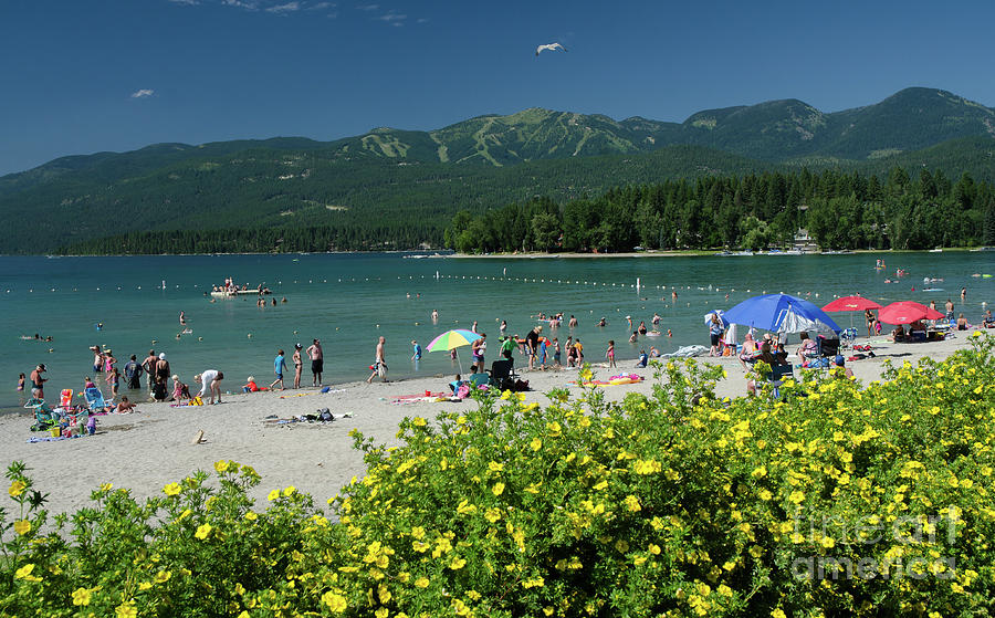 Whitefish Lake Montana Photograph by Nick Boren