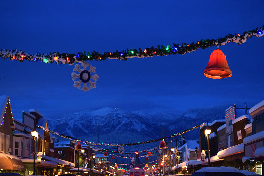 Whitefish, Montana on New Years Eve Photograph by Mick Sullivan Fine