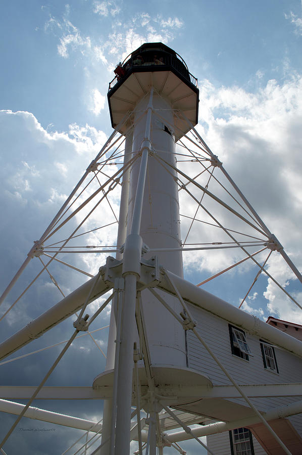 Whitefish Point Light Station UP Michigan Turret Vertical 01 Photograph by Thomas Woolworth