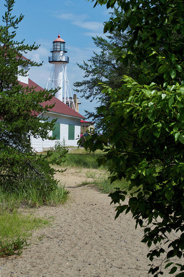 Whitefish Point Light Station UP Michigan Vertical 01 Photograph by Thomas Woolworth