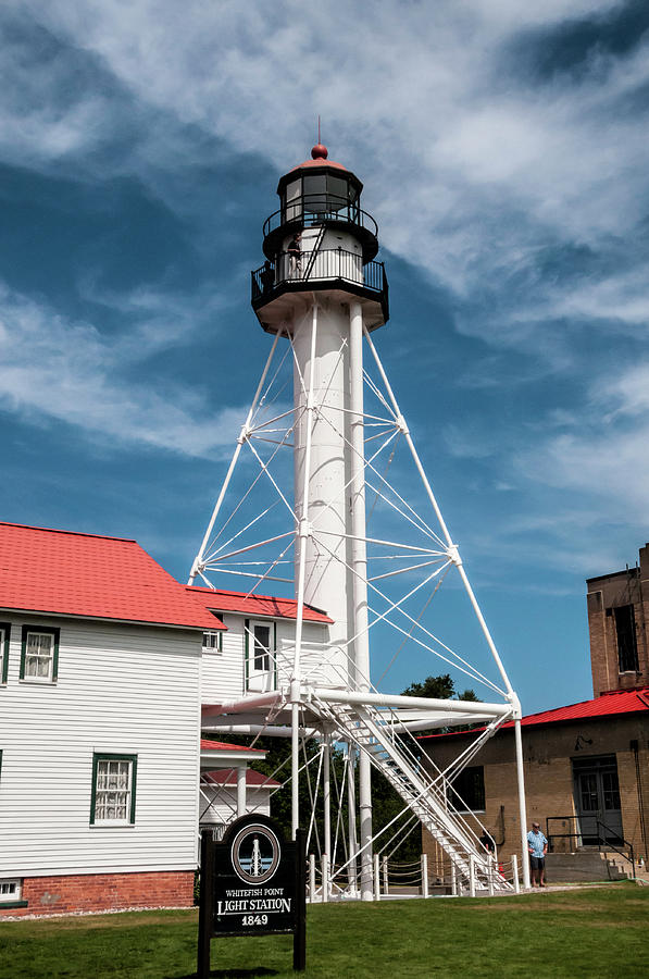 Lighthouse Photograph - Whitefish Point Lighthouse by Phyllis Taylor