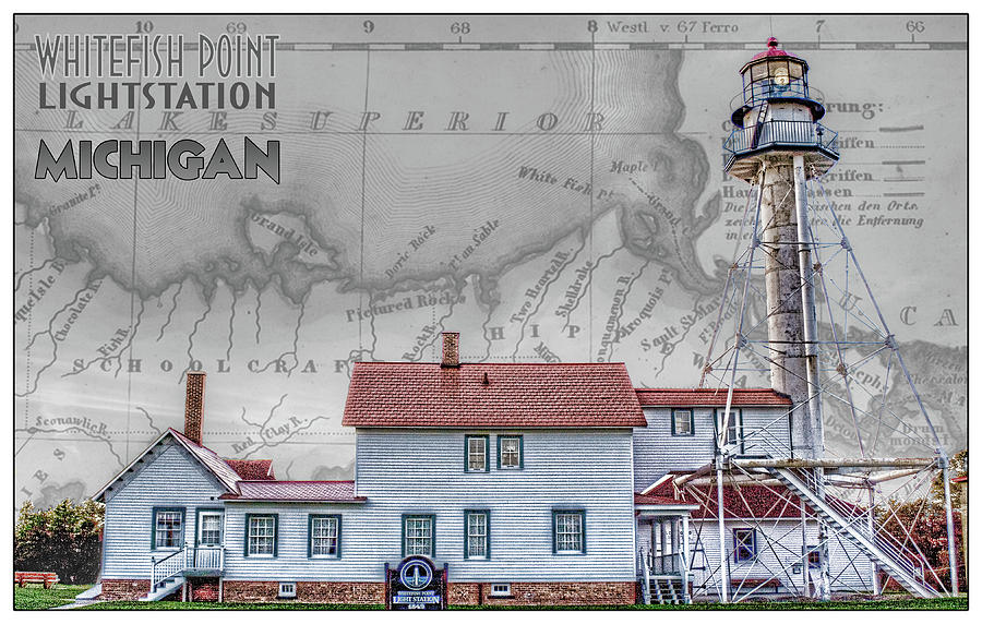 Whitefish Point Lightstation Photograph by Debby Richards