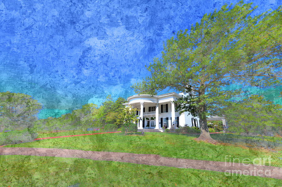 Mansion Digital Art - Whitehaven  by Larry Braun