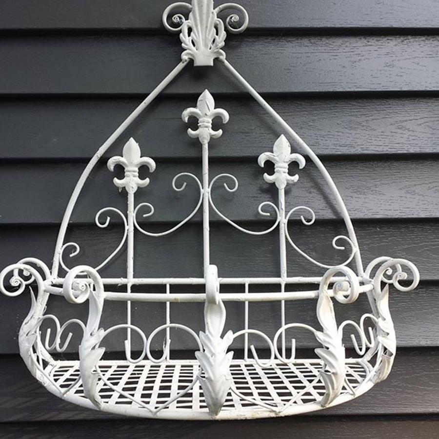 Wrought Iron Photograph - Planter by Cheryl Des Barres