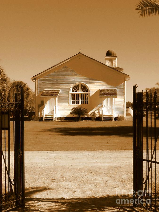 Whitney Plantation Freedmens Church Back View In Wallace Louisiana Photograph by Michael Hoard