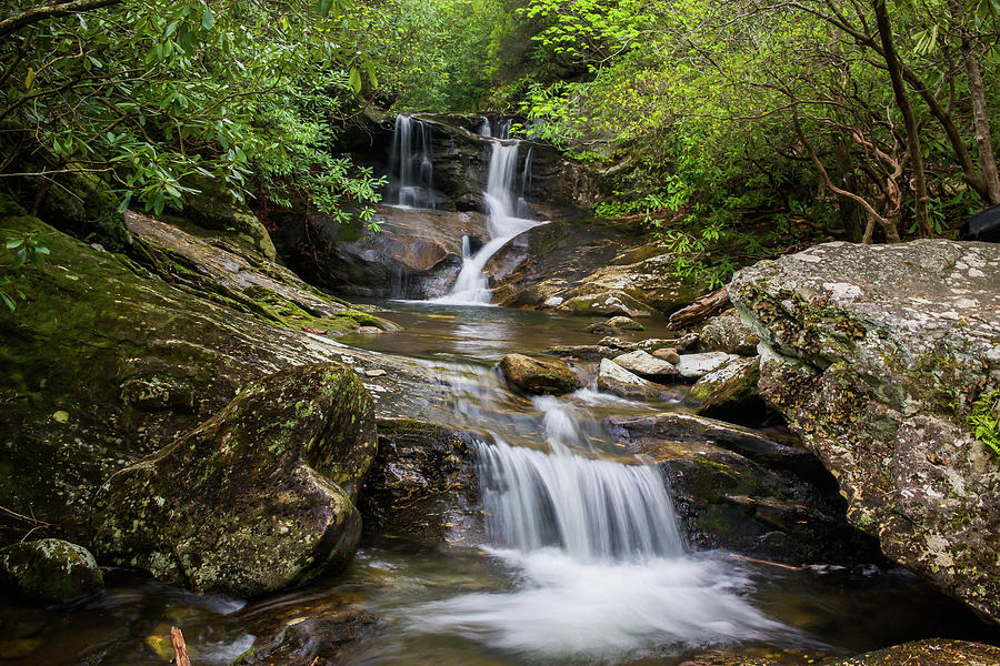 Whiteoak Creek Falls Photograph by Chris Berrier