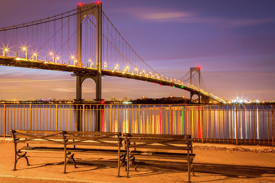 New York City Photograph - Whitestone Bridge by Tat Fung