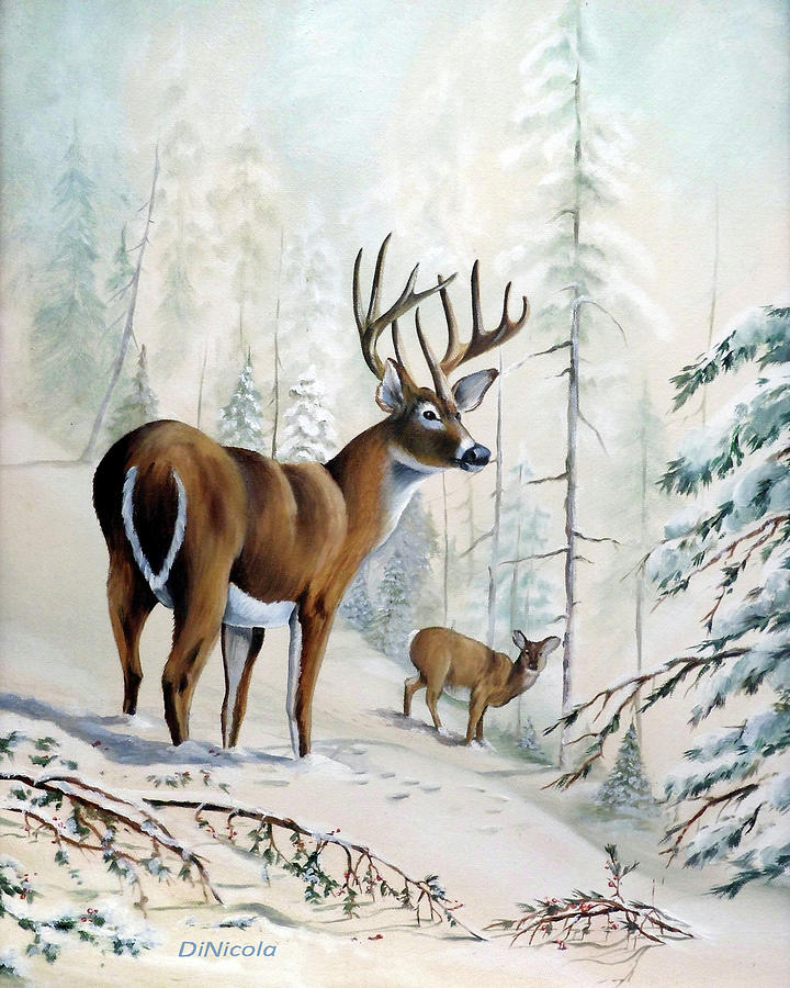 Winter Serenity Painting by Anthony DiNicola