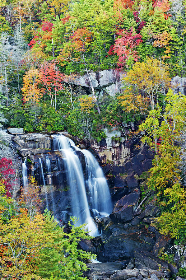 Whitewater Falls in North Carolina Photograph by Willie Harper