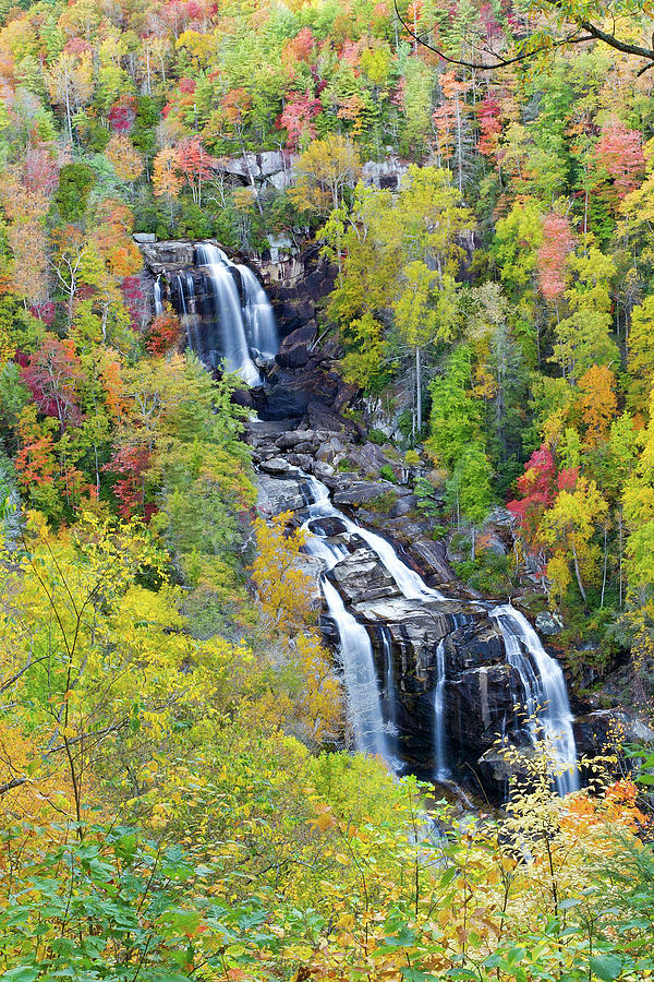 Whitewater Falls   North Carolina Photograph by Willie Harper