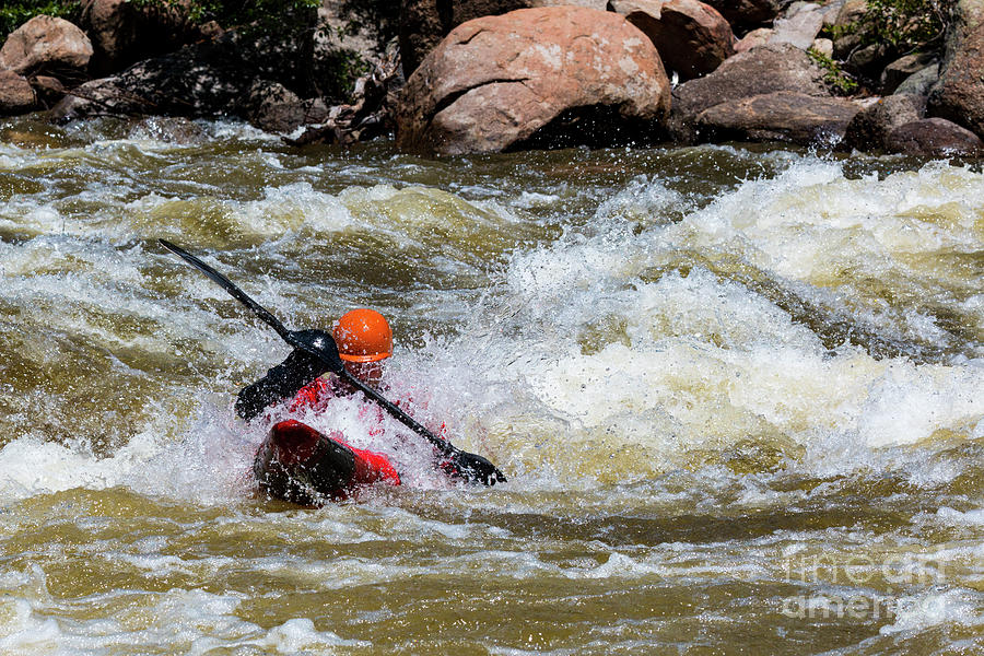 Whitewater in the Numbers Photograph by Steven Krull