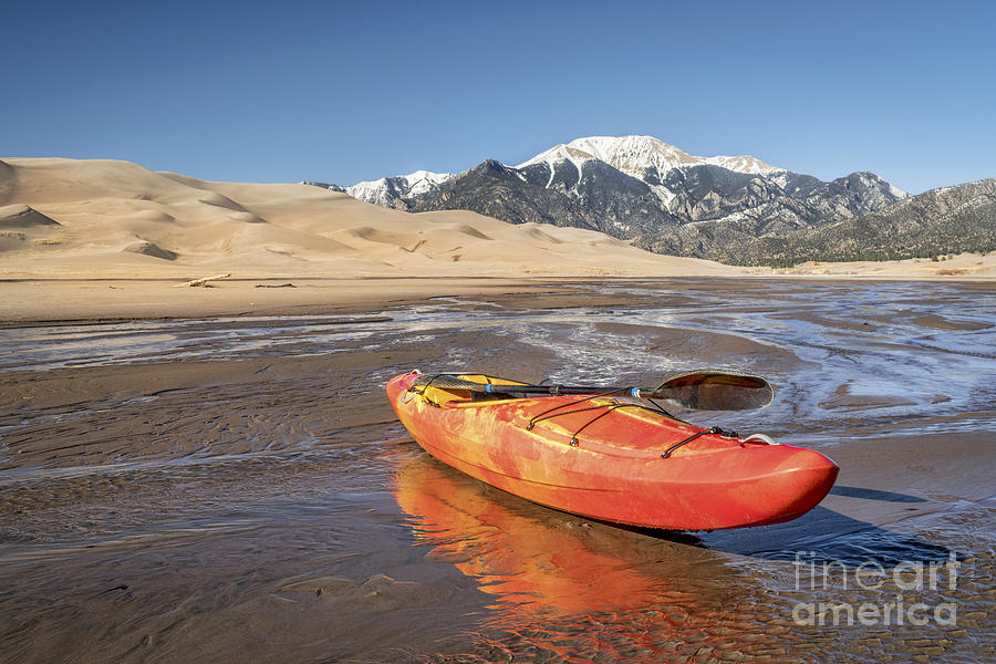 Whitewater Kayak In Shallow Water Photograph by Marek Uliasz