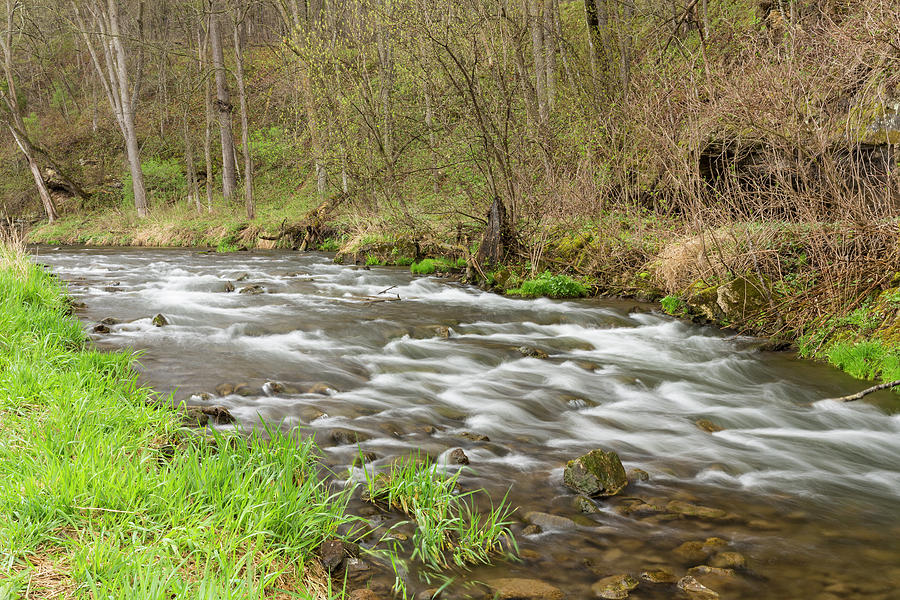 Nature Photograph - Whitewater River Spring 44 by John Brueske