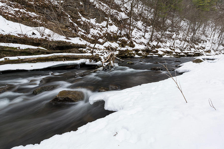 Whitewater River Winter 17 Photograph by John Brueske | Fine Art America