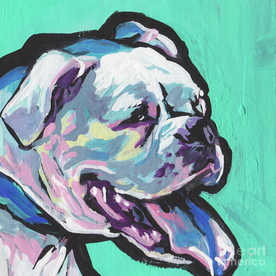 Whitey Boxer Boy Painting by Lea