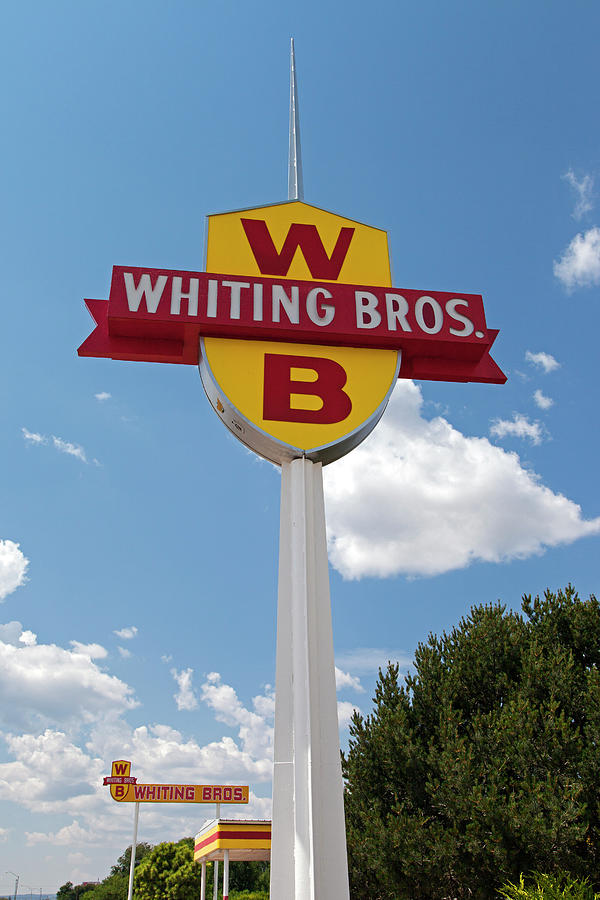 Whiting Bros Signage in Moriarty Photograph by Rick Pisio