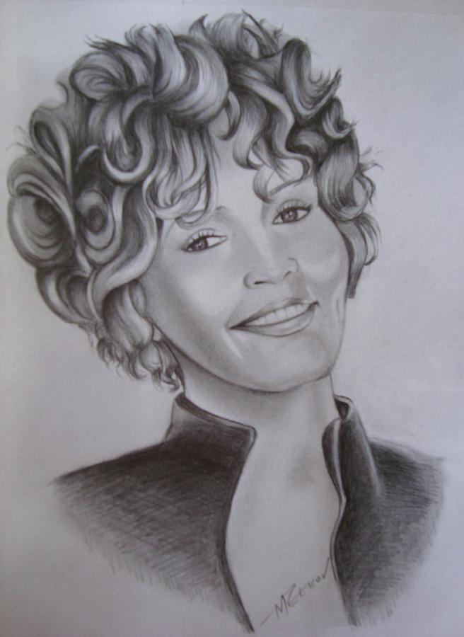 Whitney Houston Drawing by Mincho Petkov Fine Art America