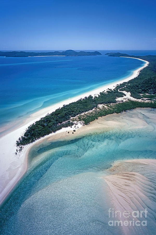 Beach Photograph - Whitsunday Islands by Juergen Held Beach Photograph - Whitsunday Islands by Juergen Held