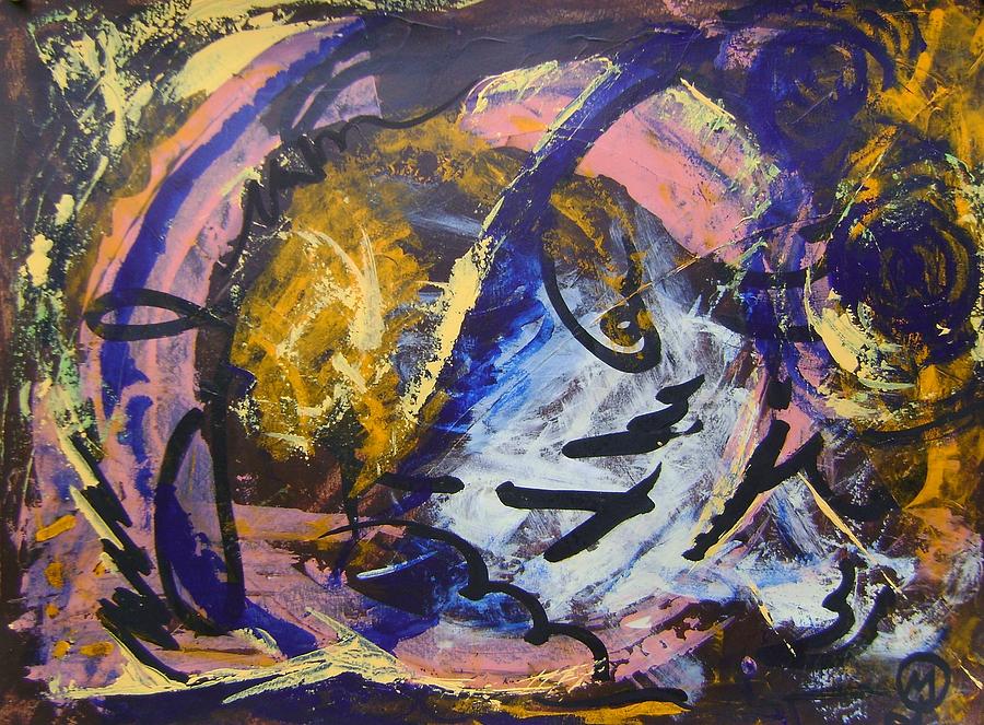 Who Am I? Painting - Who am I? by Therese Legere Who Am I? Painting - Who am I? by Therese Legere