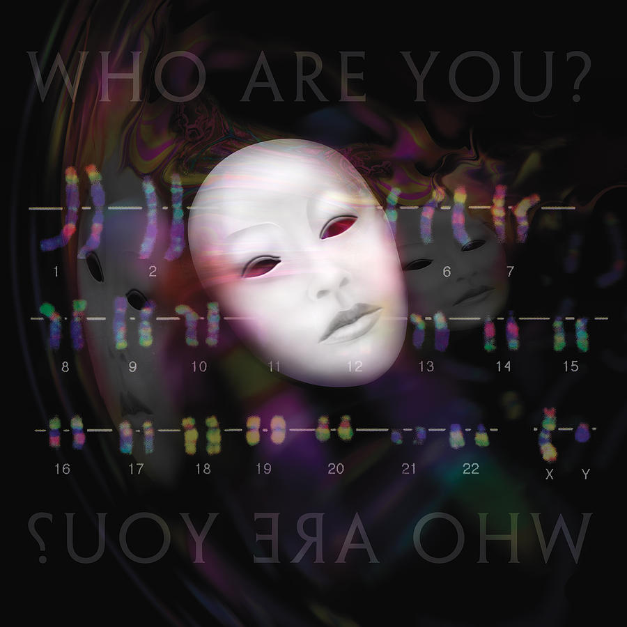 Who Are YOU? Digital Art by Judith Barath