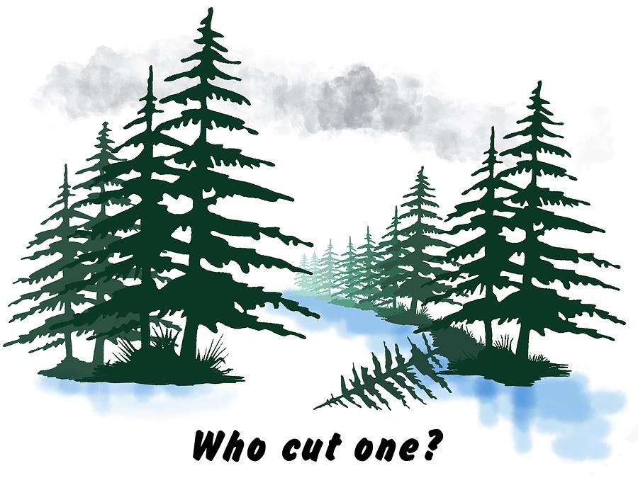 Who cut one? by Julie McCall Who cut one? by Julie McCall