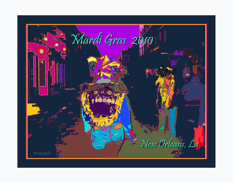 Who DAt at Night in the Quarter Digital Art by Beverly Boulet