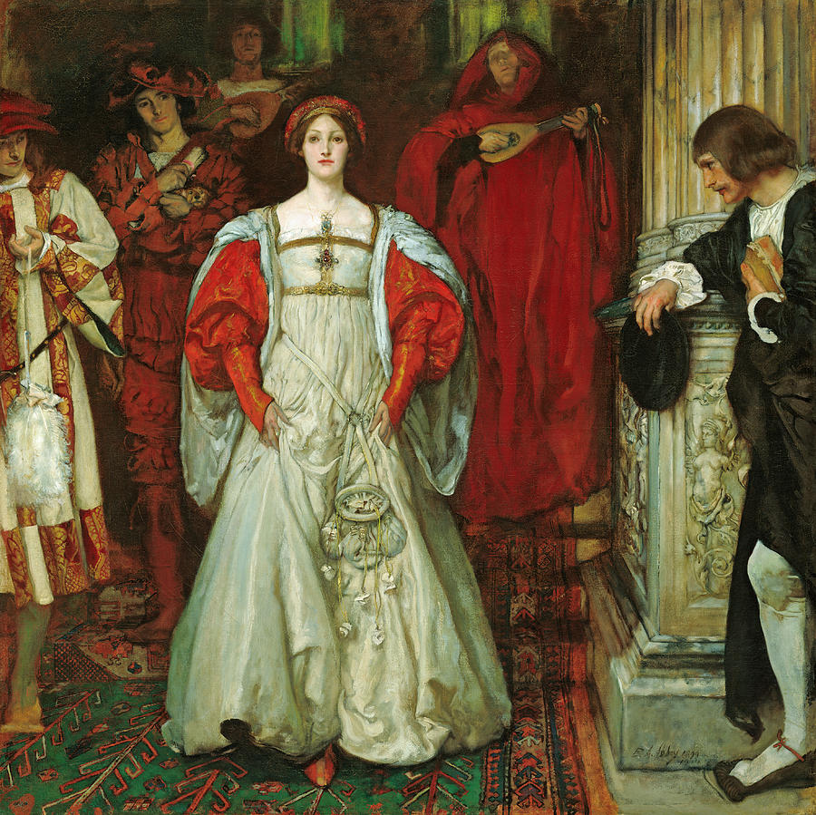 Who Is Sylvia Painting by Edwin Austin Abbey