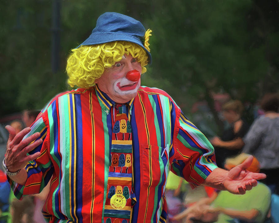 Who Knows - Clown - Parade Photograph by Nikolyn McDonald