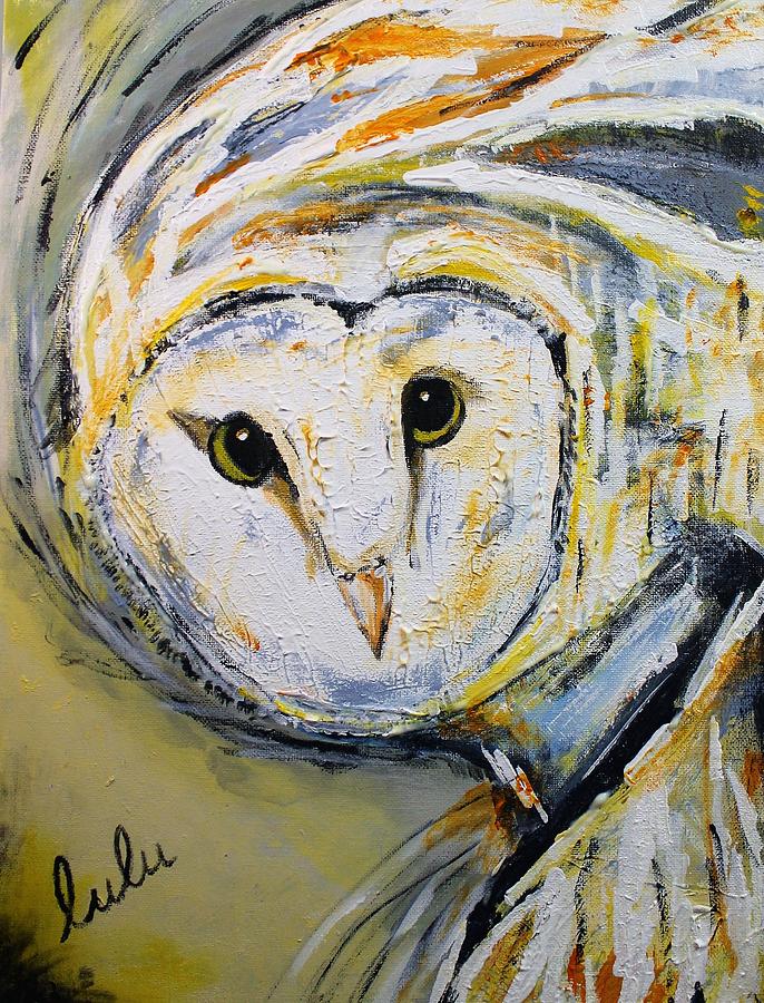Who, me? Painting by Lucy Matta
