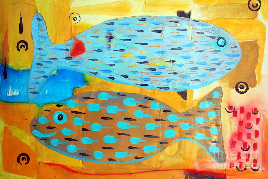 Fish Mixed Media - Whos looking? by Jose Luis Montes