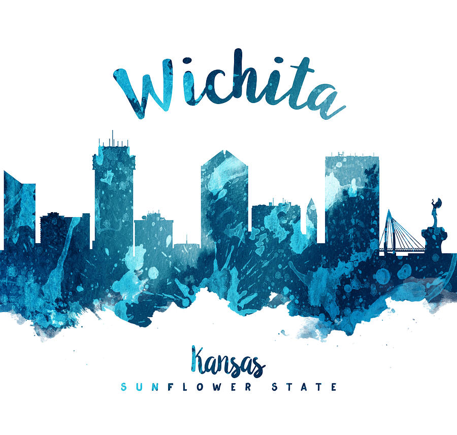 Wichita Painting - Wichita Kansas 27 by Aged Pixel