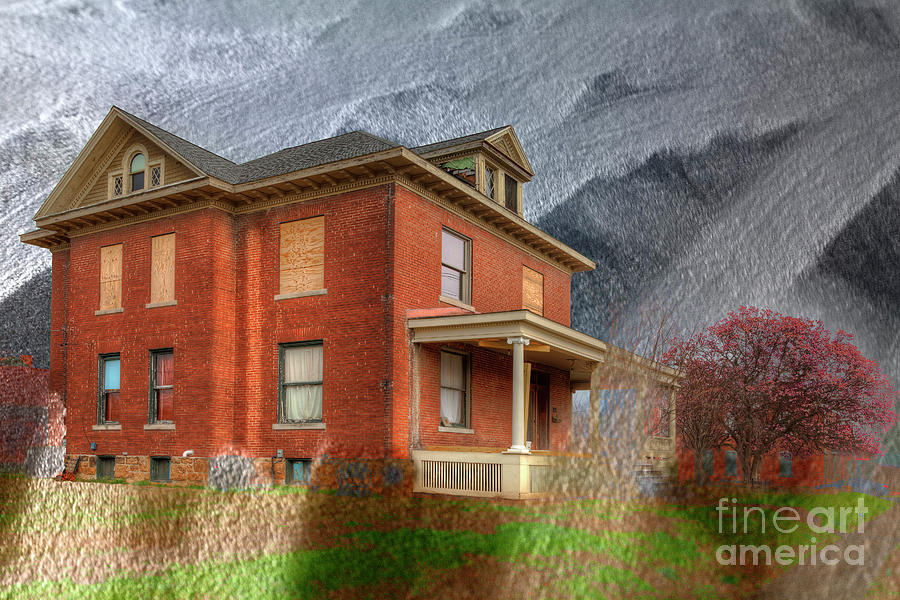 Hdr Photograph - Wichterich House by Larry Braun Hdr Photograph - Wichterich House by Larry Braun