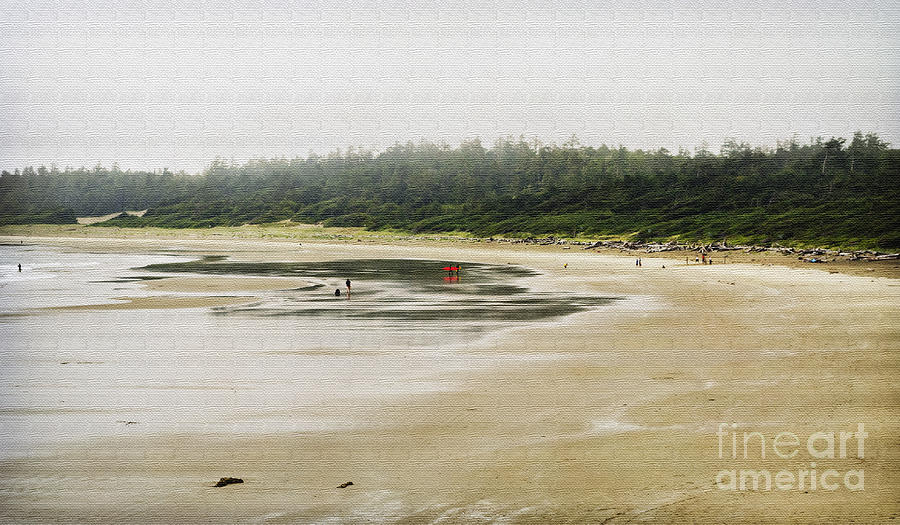Wickannish Beach on a rainy summer afternoon Photograph by Maria Janicki