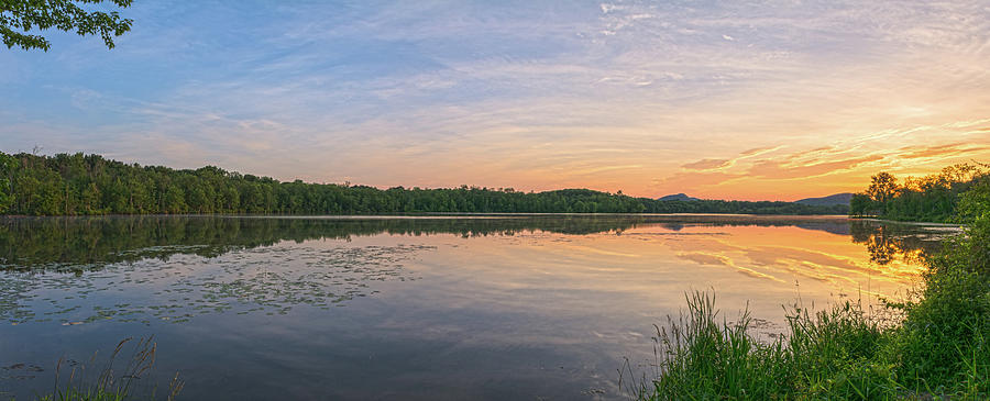 Wickham Lake Panorama Photograph by Angelo Marcialis