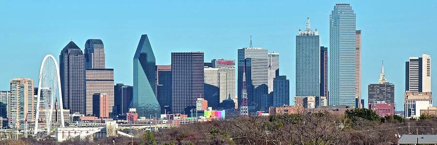 Wide Angle of Dallas Photograph by Frozen in Time Fine Art Photography