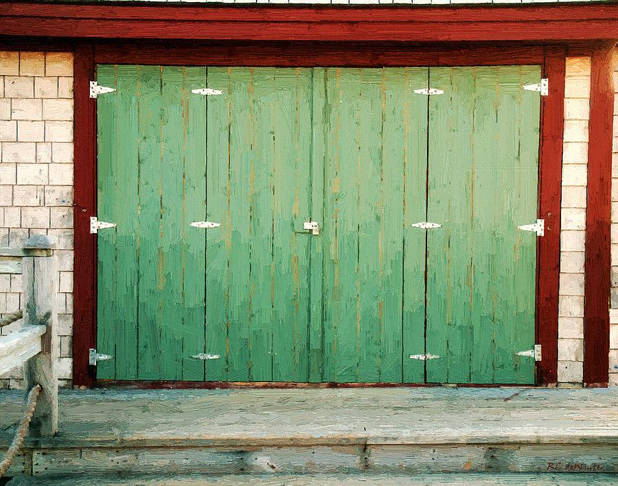 Wide Barn Door Painting By Rc Dewinter