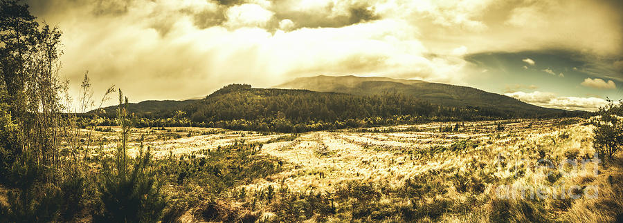 Nature Photograph - Wide open Tasmania countryside by Jorgo Photography