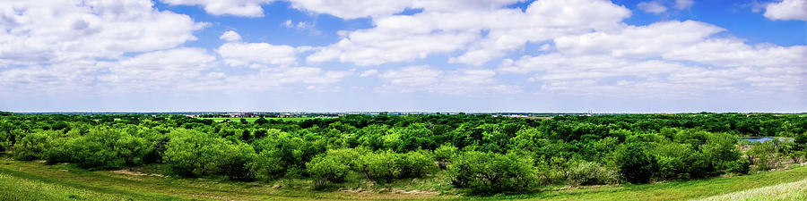 Wide Open Texas Landscape With Partly Cloudy Skies Photograph by Alex Grichenko