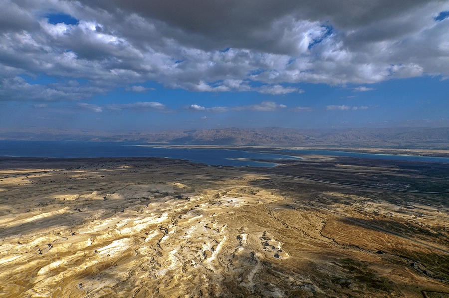 Wide view from Masada Photograph by Dubi Roman