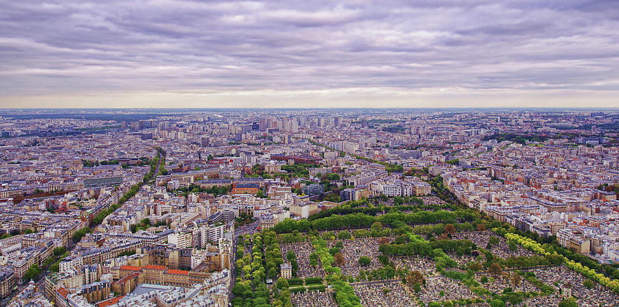 Wide View Of Paris City Photograph By Ioan Panaite