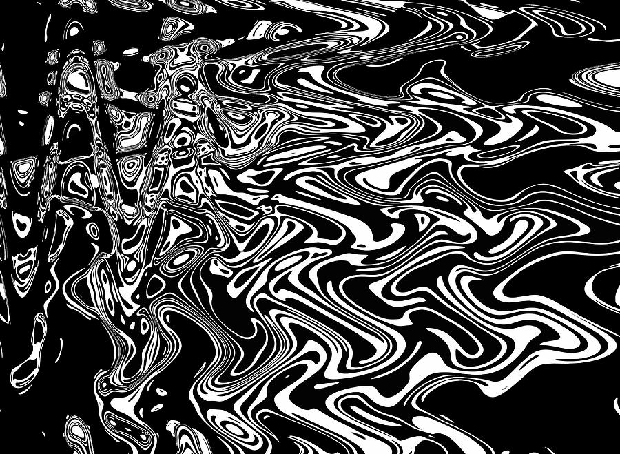 Wide White Lines #5 Digital Art by Tom Janca