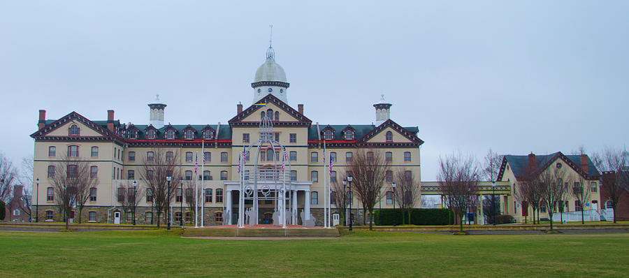 Widener University - Chester Pa - Old Main Panorama Photograph by Bill Cannon