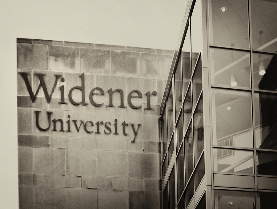 Widener University - Metropoliton Hall in Sepia Photograph by Bill Cannon