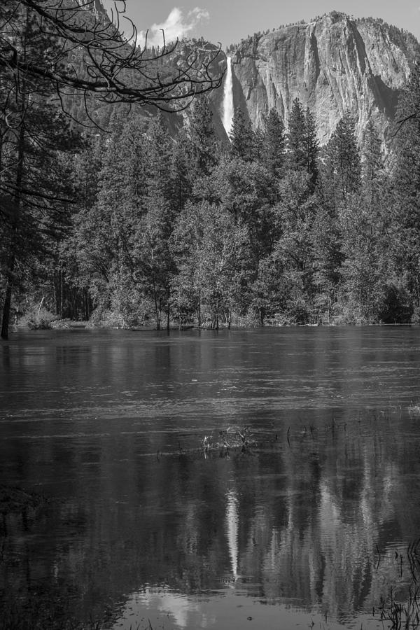 Wider reflection Yosemite Black and White  Photograph by John McGraw