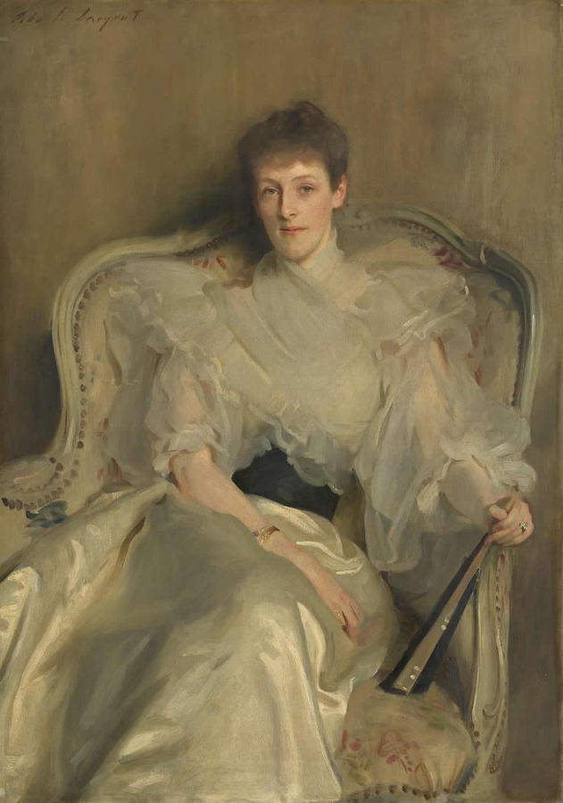 Wife of Colonel Ian Hamilton Painting by John Singer