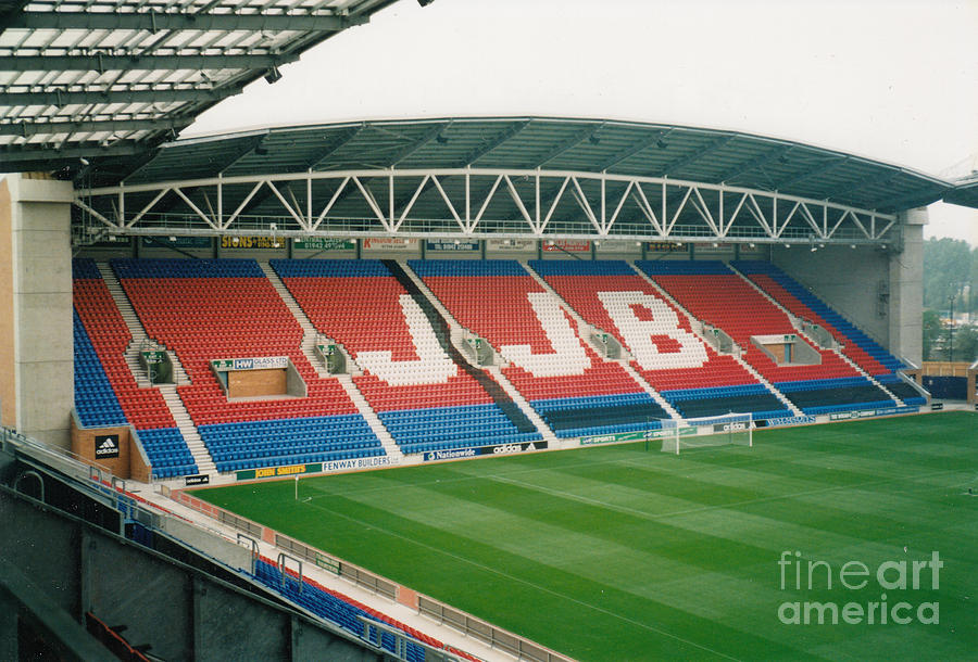 Wigan Athletic - JJB Stadium - North Goal End 1 - September 1999 Photograph by Legendary Football Grounds