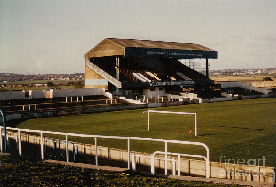 Wigan Athletic - Springfield Park - East Stand 2 - 1969 Photograph by Legendary Football Grounds