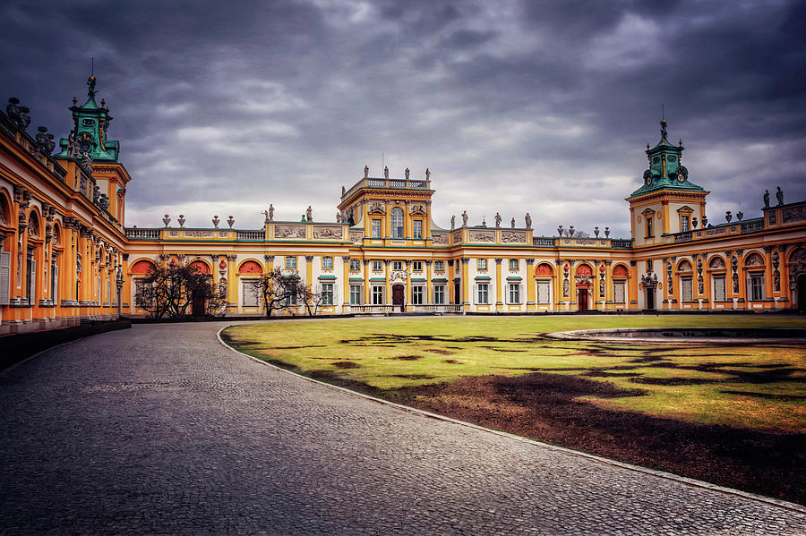 Architecture Photograph - Wilanow Palace in Warsaw  by Carol Japp
