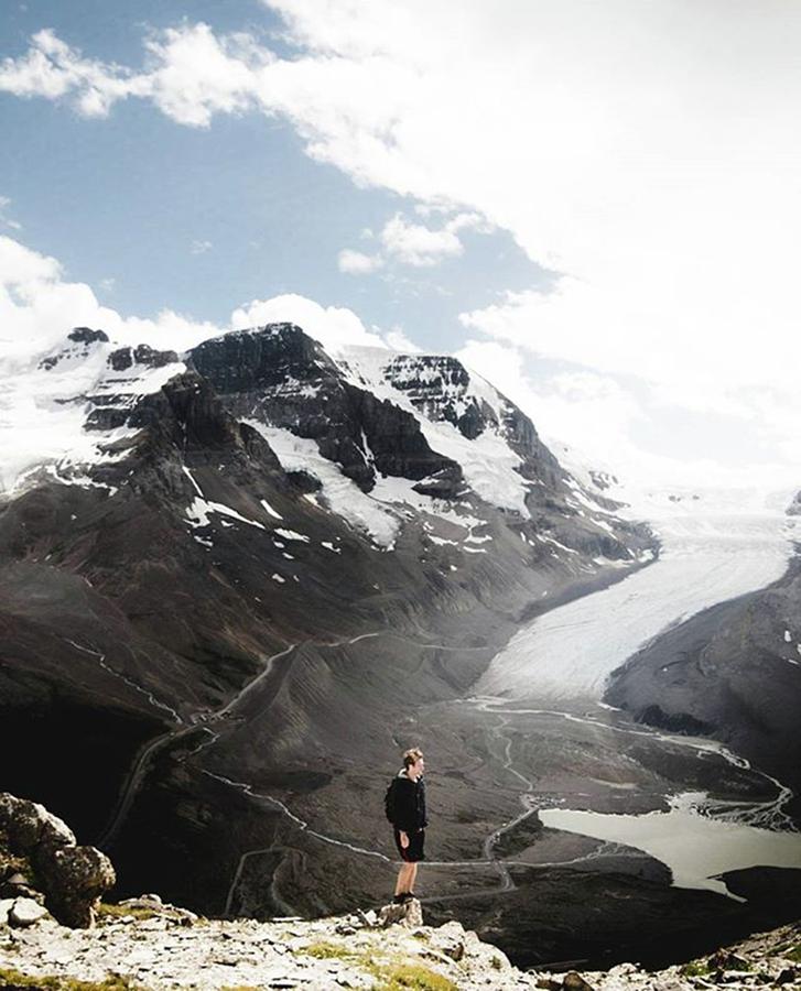 Icefields Photograph - Wilcox Pass Is A Popular But Beautiful by Jesse L